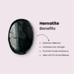 Hematite Worry Stone for Grounding and Protection