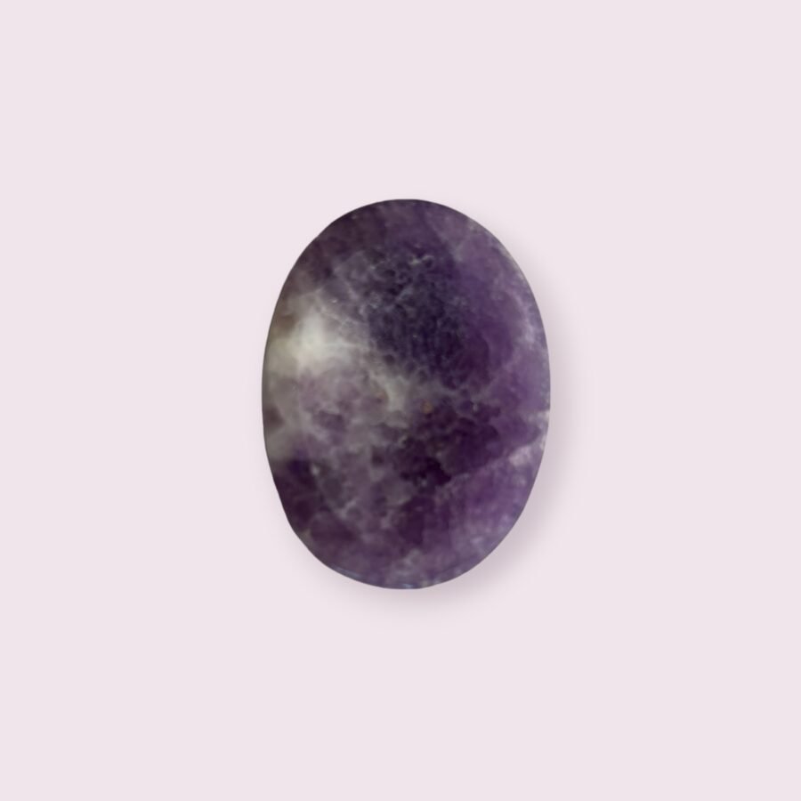 Lepidolite Worry Stone – Serenity & Stress Relief Crystal - Image 2