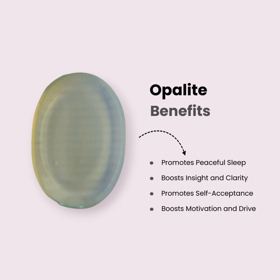 Opalite Worry Stone – Stone of Clarity & Positivity