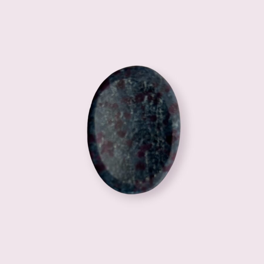 Ruby Kyanite Worry Stone – Stone of Passion & Insight - Image 2