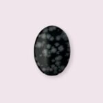 Snowflake Obsidian Worry Stone – Stone of Purity & Inner Reflection - Image 2