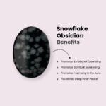 Snowflake Obsidian Worry Stone – Stone of Purity & Inner Reflection