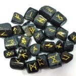 Black Tourmaline Rune Set