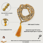 Picture Jasper Hand Knotted Jap Mala - Image 4