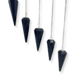 Black Tourmaline Gemstone Pendulum - Image 2