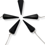 Black Tourmaline Gemstone Pendulum - Image 8