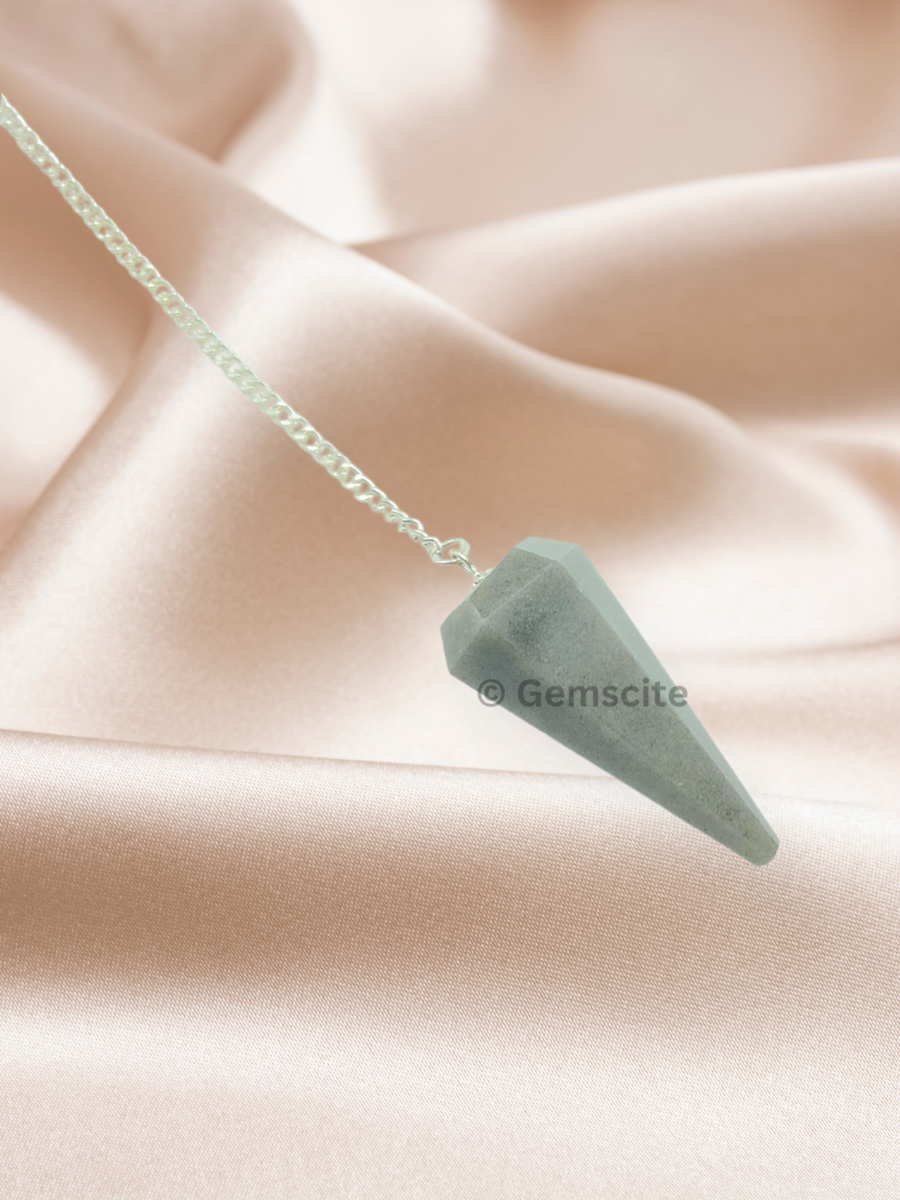Blue Aventurine Gemstone Pendulum - Image 3