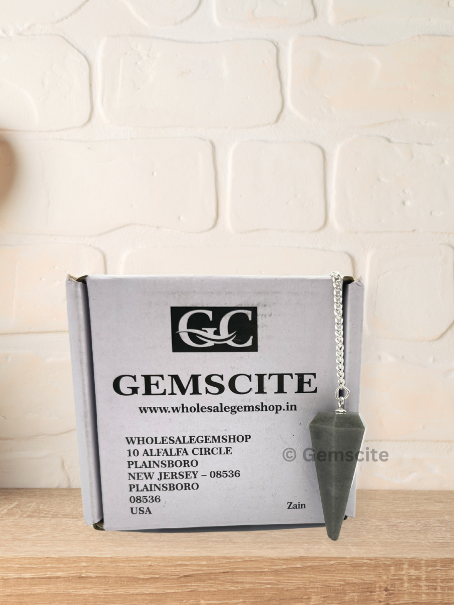 Blue Aventurine Gemstone Pendulum - Image 4