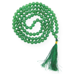 Green Aventurine  Hand Knotted Jap Mala