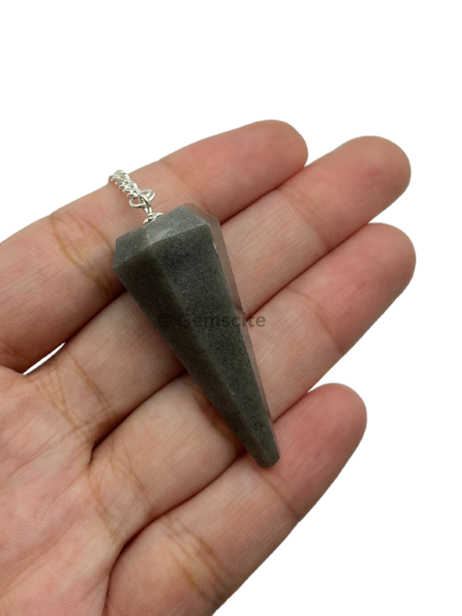 Blue Aventurine Gemstone Pendulum - Image 5