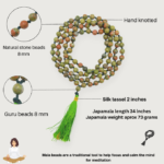 Unakite Without Hand Knotted Jap Mala - Image 4