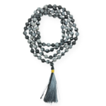 Snowflake Obsidian Without Hand Knotted Jap Mala - Image 2