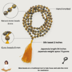 Tiger Eye Without Hand Knotted Jap Mala - Image 4