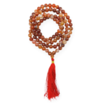Carneline Hand Knotted Jap Mala - Image 2