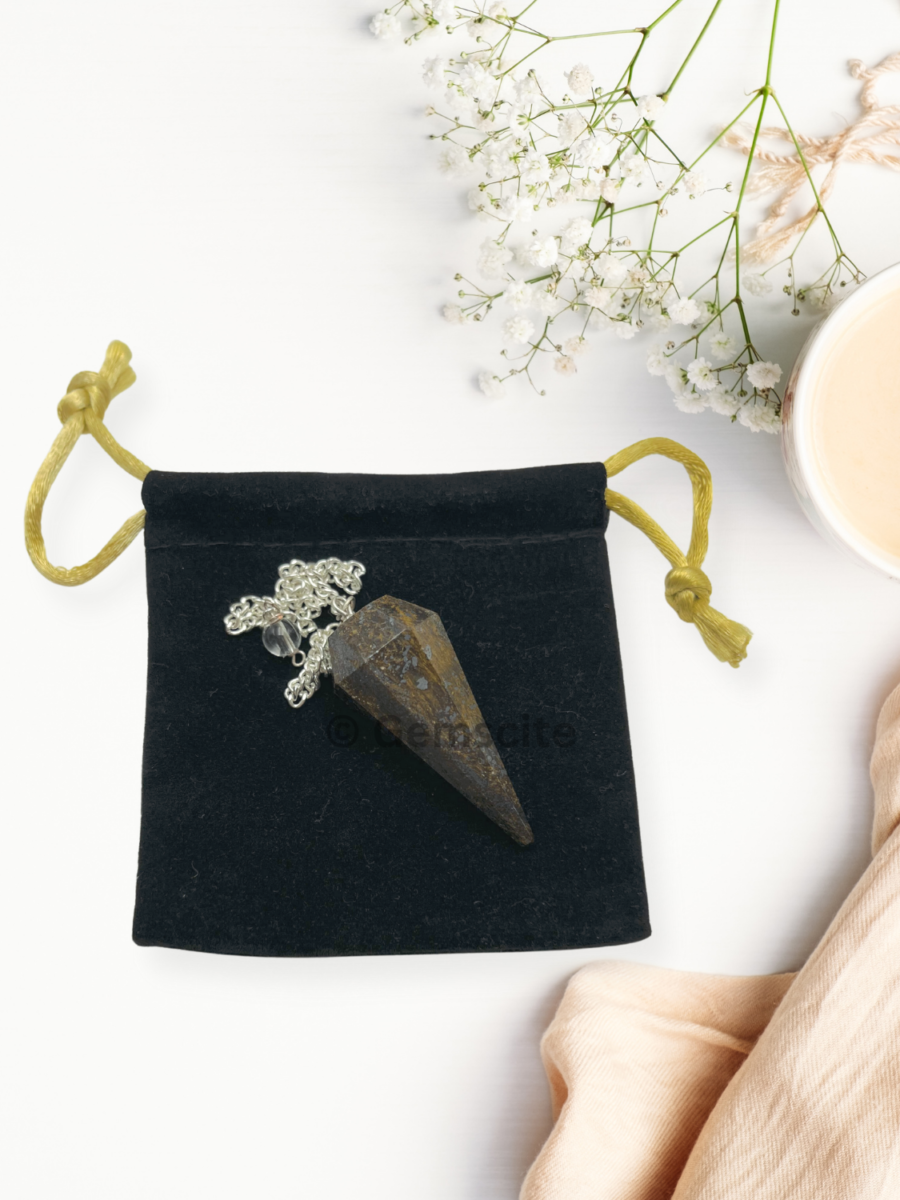 Bronzite Gemstone Pendulum - Image 4