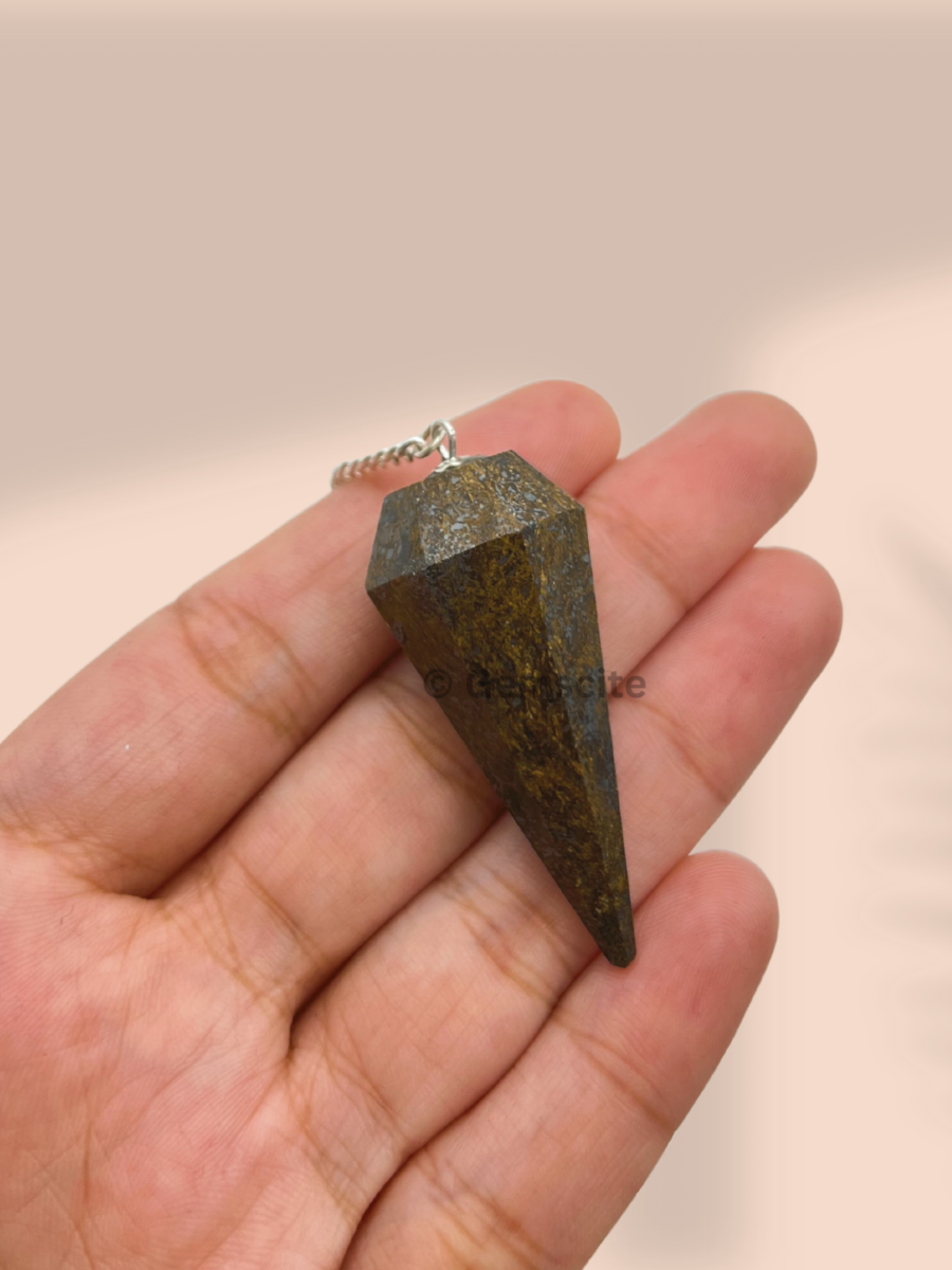 Bronzite Gemstone Pendulum - Image 6