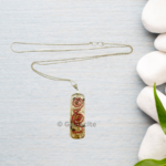 Rainbow Moonstone Orgonite Pendent - Image 4
