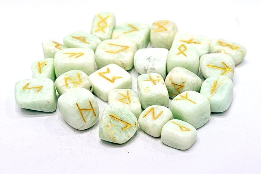 Amazonite Rune Set