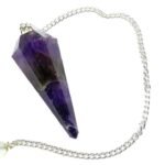 Amethyst Gemstone Pendulum