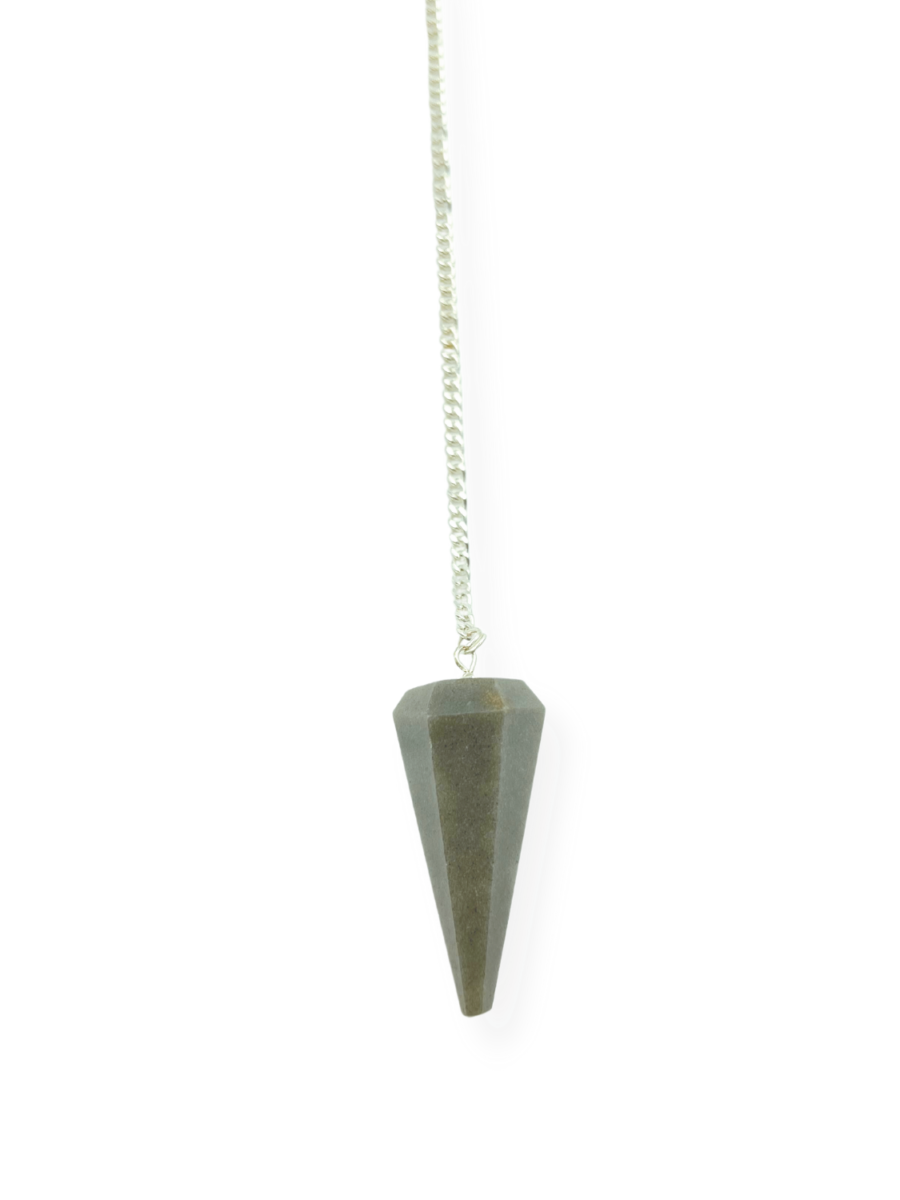 Blue Aventurine Gemstone Pendulum