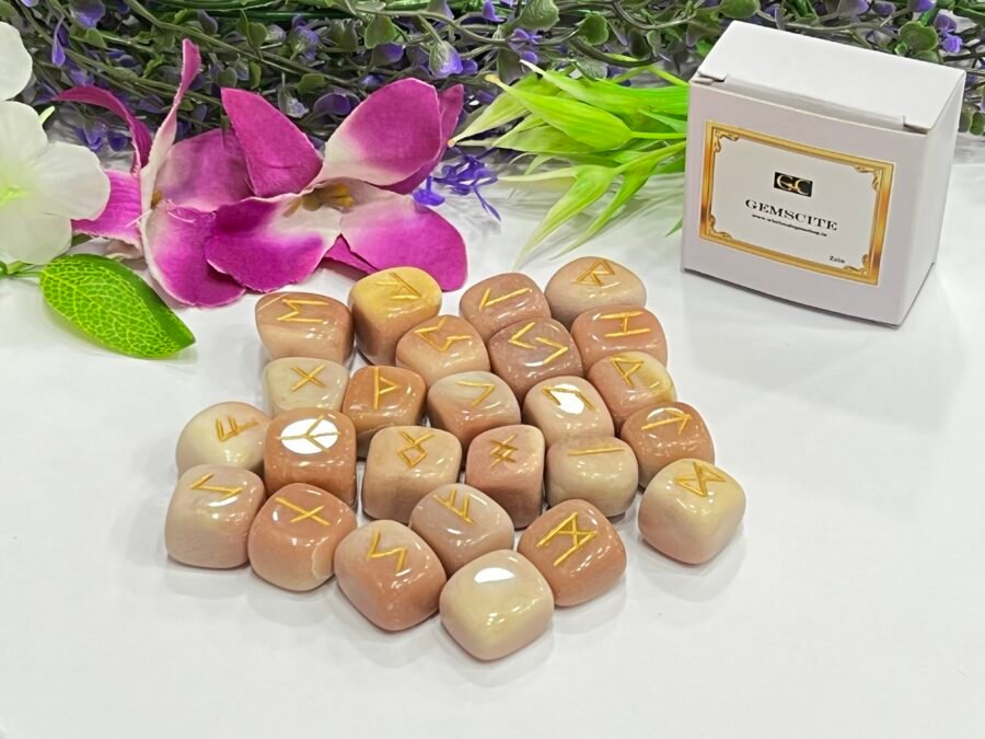 Red Aventurine Rune Set