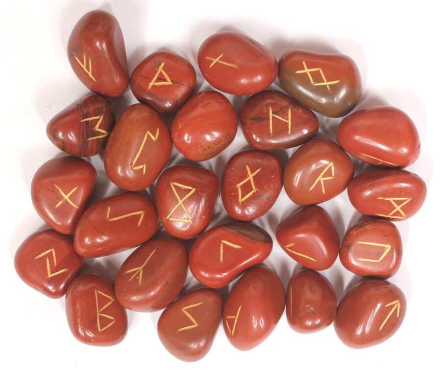 Red Jasper Rune Set