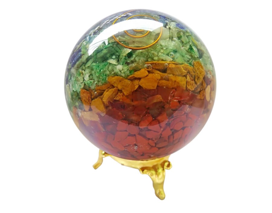 Seven Chakra Orgonite Ball