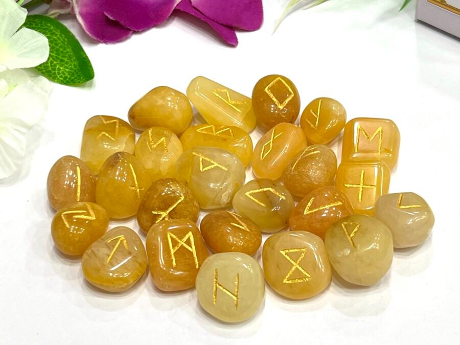 Yellow Aventurine  Rune Set