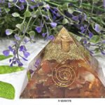 Red Carnelian Orgonite Pyramid