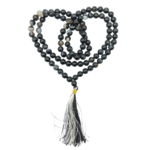 Black Banded Agate Hand Knotted Jap Mala - Image 3