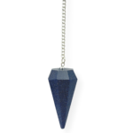 Blue Goldstone Gemstone Pendulum