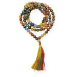 Multi Padme Hum Hand Knotted Jap Mala - Image 2