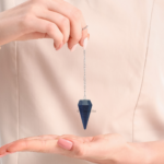 Blue Goldstone Gemstone Pendulum - Image 6