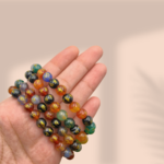 Multi Padme Hum Hand Knotted Jap Mala - Image 5