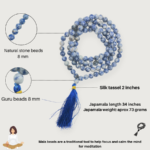 Sodalite  Hand Knotted Jap Mala - Image 4