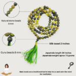 Serpentine Hand Knotted Jap Mala - Image 4