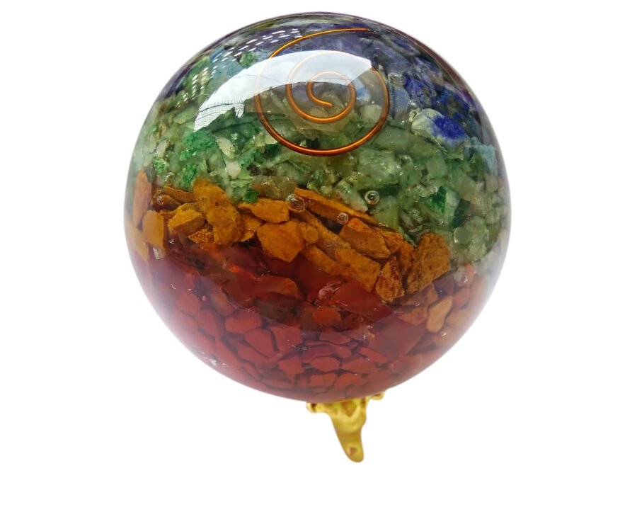 Seven Chakra Orgonite Ball - Image 3