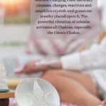 Selenite Round Plate Goddess Moon - Image 2