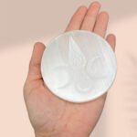 Selenite Round Plate Goddess Moon - Image 6