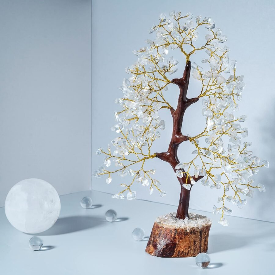 Clear Quartz Crystal Chips Tree - Image 2