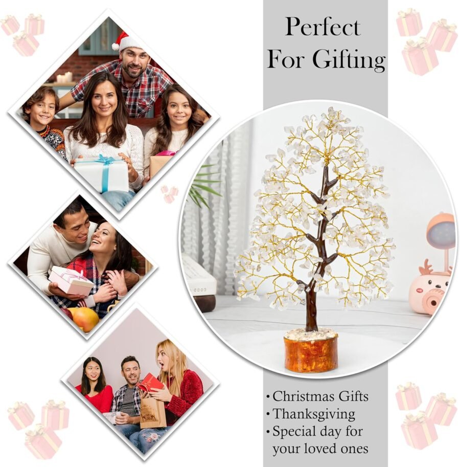 Clear Quartz Crystal Chips Tree - Image 5
