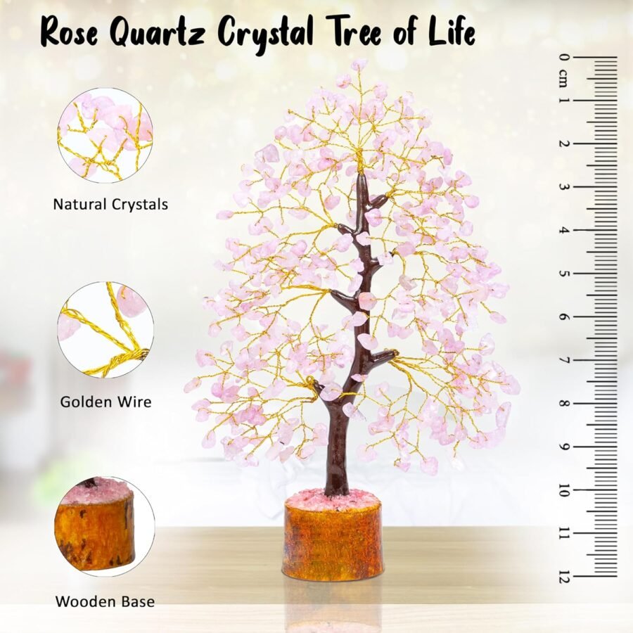 Rose Quartz Chips Tree - Image 5