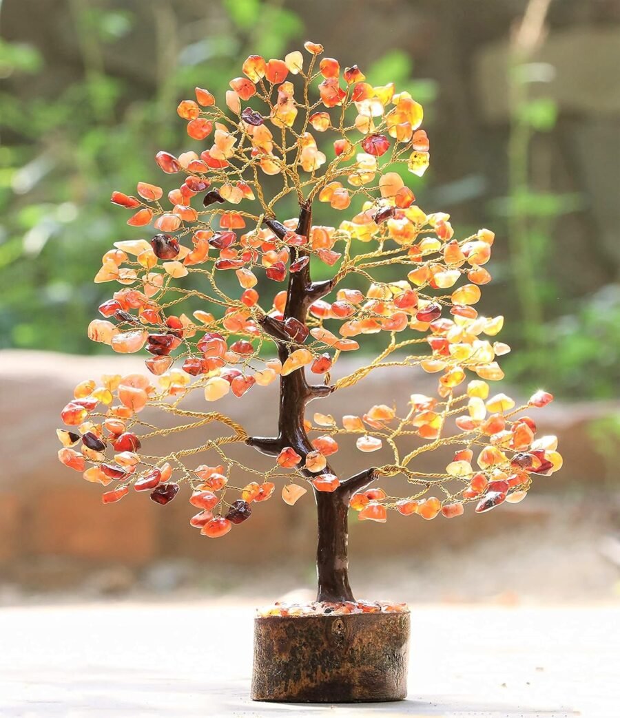 Red Carnelian Chips Tree - Image 6