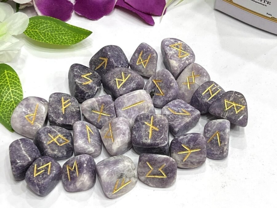Lepidolite Rune Set - Image 2
