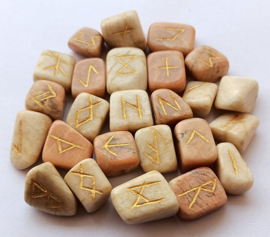 Cream Moostone Rune set - Image 3