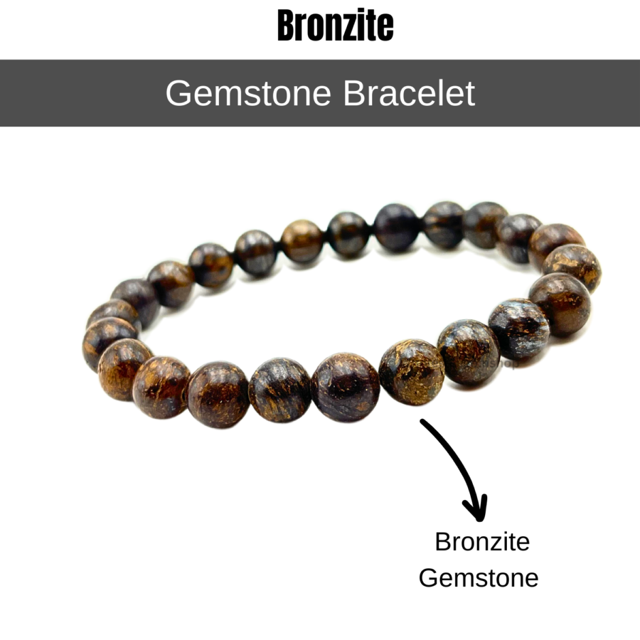 Bronzite Single Stone Bracelet - Image 2