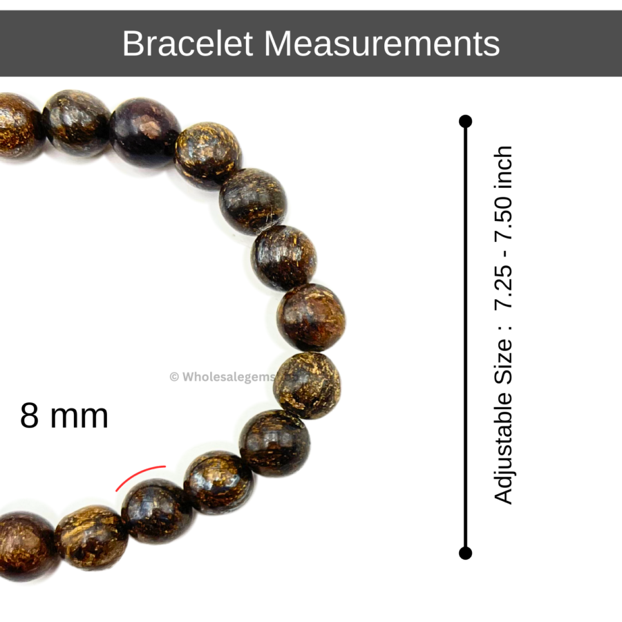 Bronzite Single Stone Bracelet - Image 3