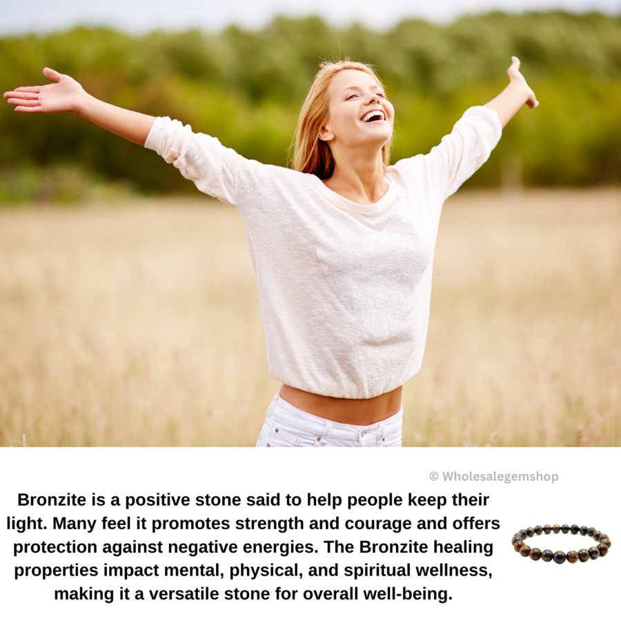 Bronzite Single Stone Bracelet - Image 6