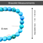 Turquoise Single Stone Bracelet - Image 3