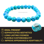 Turquoise Single Stone Bracelet - Image 4
